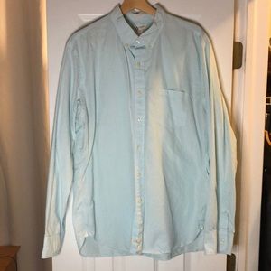XL teal J crew button down